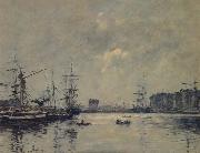 Eugene Boudin The Port Le Havre oil painting picture wholesale